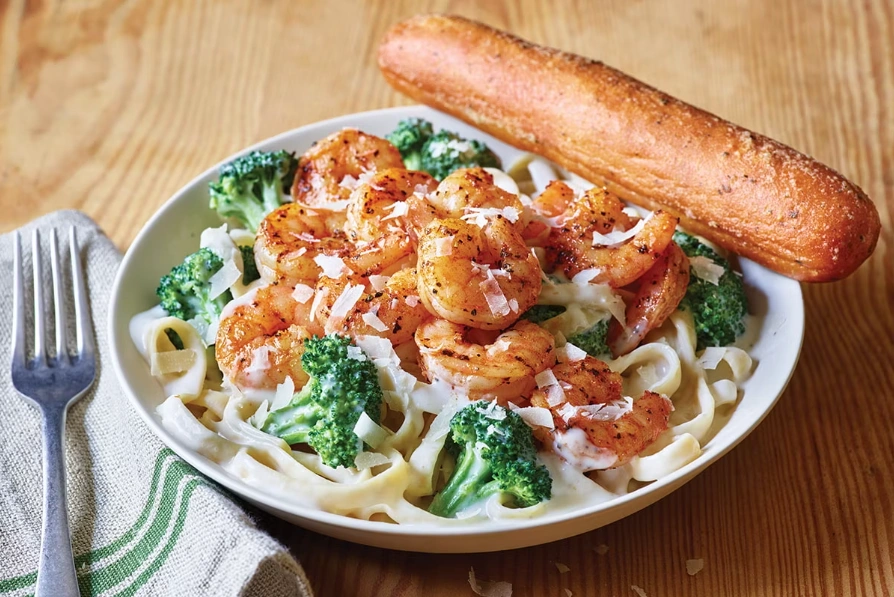 Blackened Shrimp Alfredo