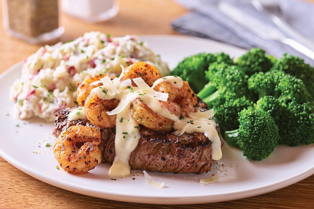 Shrimp N Parmesan Sirloin