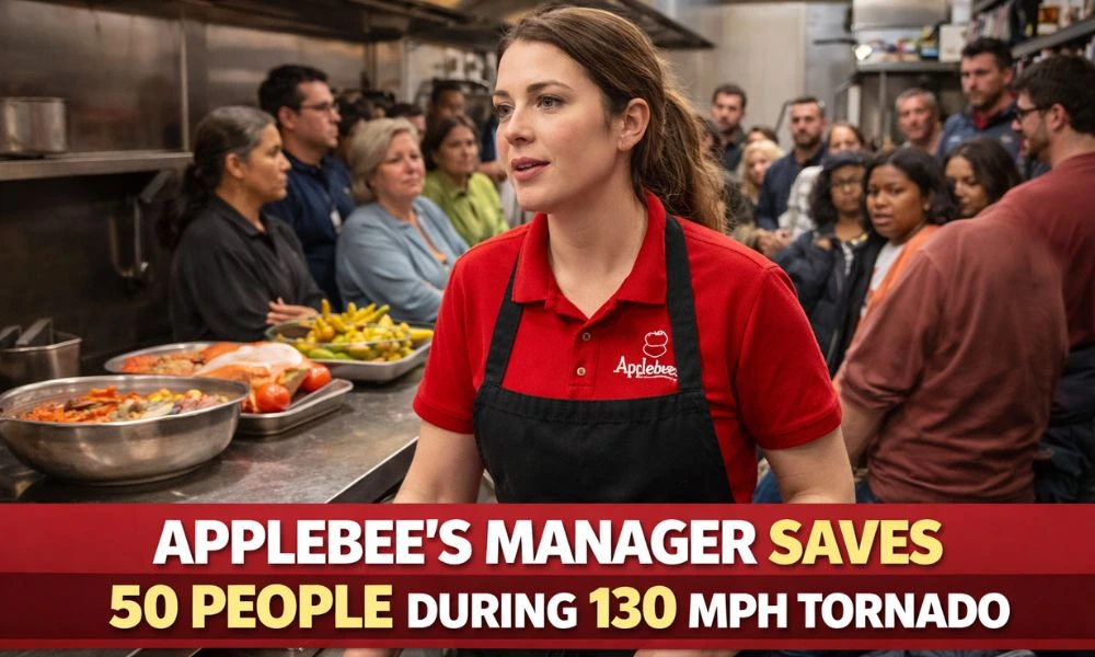 Applebee’s Manager Saves 50 People in Michigan Tornado