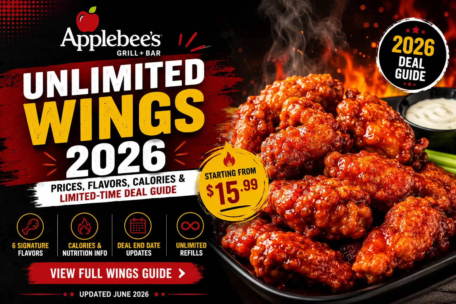 Applebee's Unlimited Wings Prices