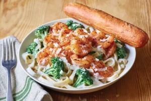 Blackened Shrimp Alfredo