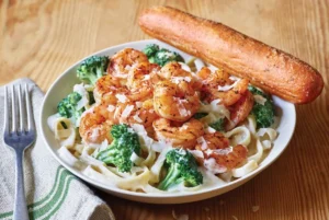 Classic Chicken Alfredo w Sauteed Zucchini & Yellow Squash