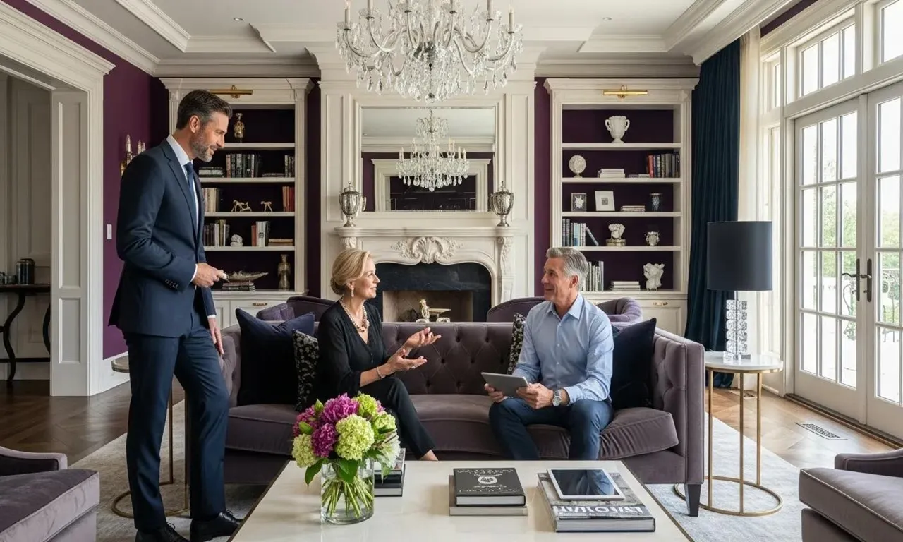 Professional home selling services for luxury homes featuring premium property marketing, luxury staging, expert negotiations, international buyer networks, and successful high-end real estate sales.