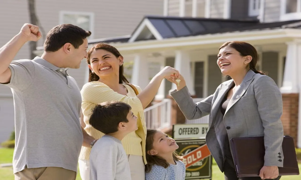 Home buying with neighborhood research showing buyers evaluating community safety, schools, amenities, property values, and neighborhood growth before purchasing a home.